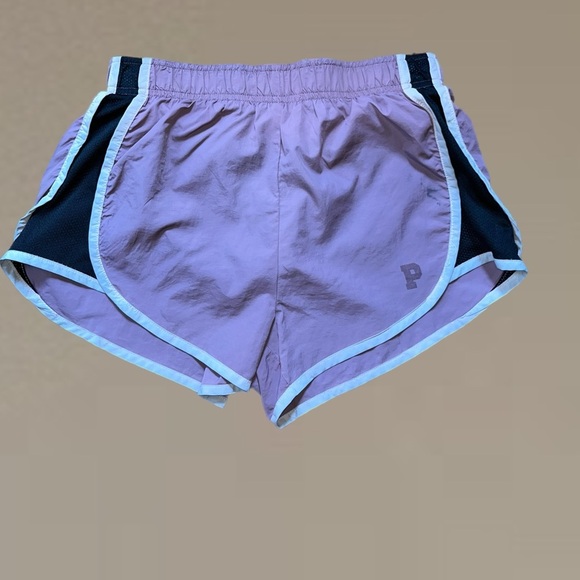 Victoria's Secret Lavender and Black Athletic Shorts - Picture 1 of 3